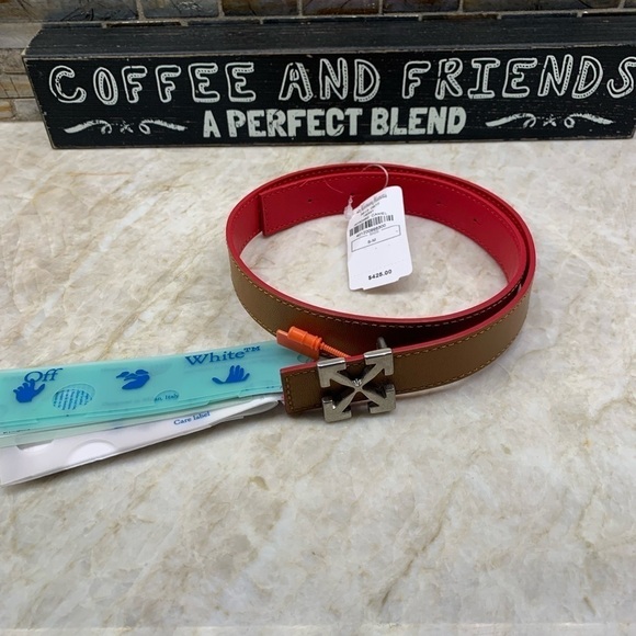 OFF-WHITE Arrow 25mm Leather Belt main image 6